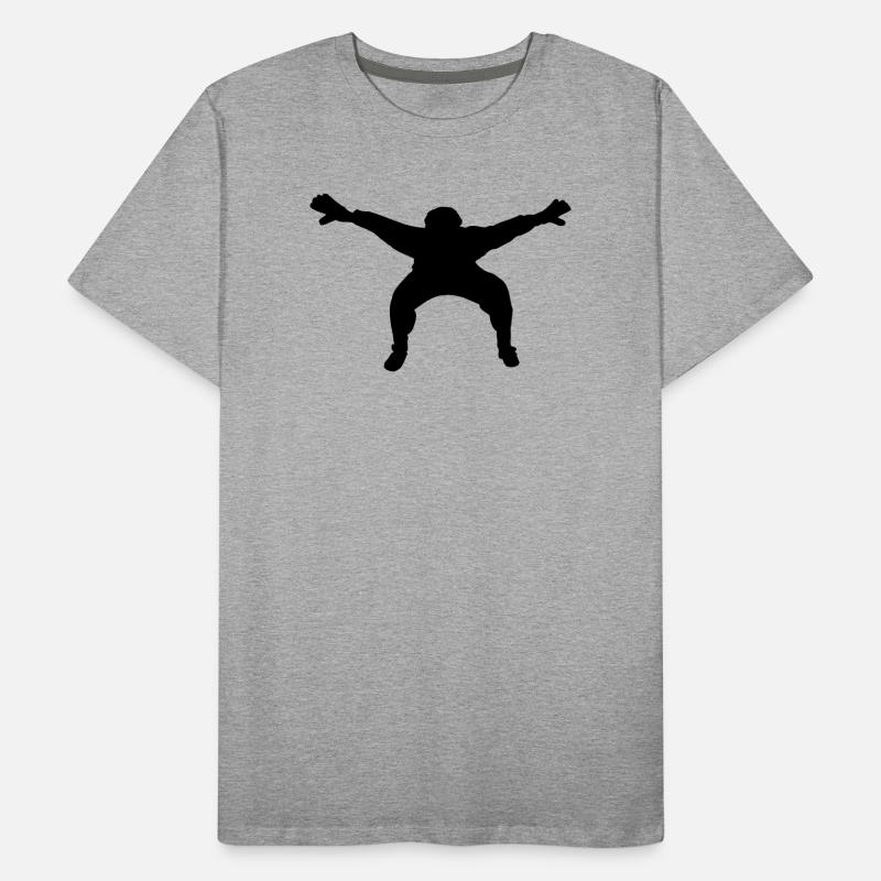 Fußball- oder Handballkeeper mit breiten Händen Männer Premium Bio T-Shirt