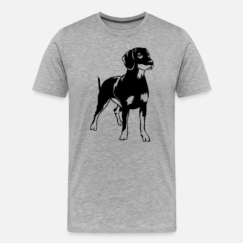 Slovensky Kopov - Männer Premium Bio T-Shirt - Grau meliert