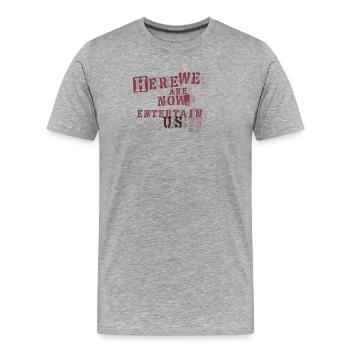 smells like teen spirit - Men's Premium Organic T-Shirt - heather grey - Front - Damien (186cm)