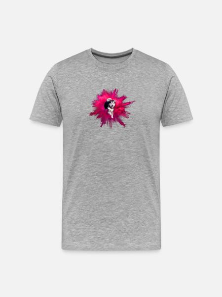 Malamute Uhlan - Men's Premium Organic T-Shirt - heather grey
