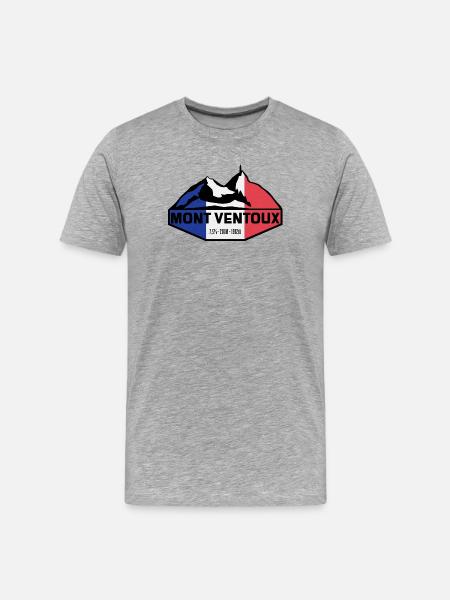 Mont Ventoux Slim France Edition - Men's Premium Organic T-Shirt - heather grey