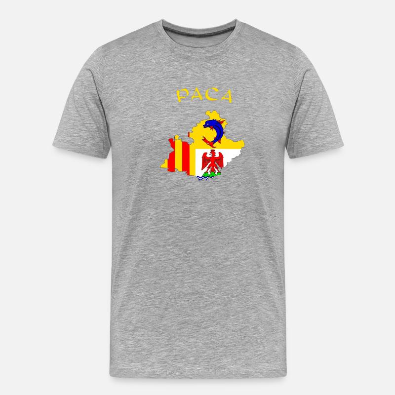 PACA - Männer Premium Bio T-Shirt - Grau meliert