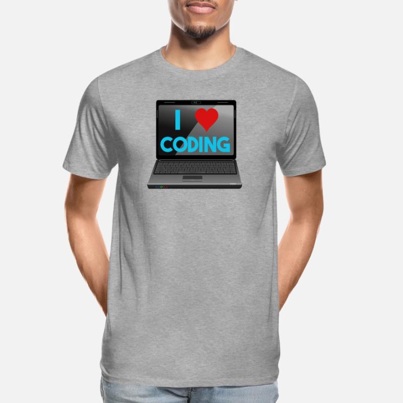 Programmieren, Programmierer, Informatiker Männer Premium Bio T-Shirt