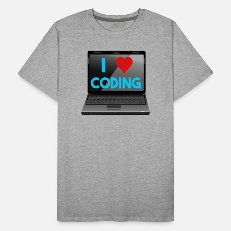 Programmieren, Programmierer, Informatiker Männer Premium Bio T-Shirt