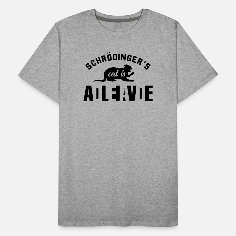 Schrödingers Katze Männer Premium Bio T-Shirt