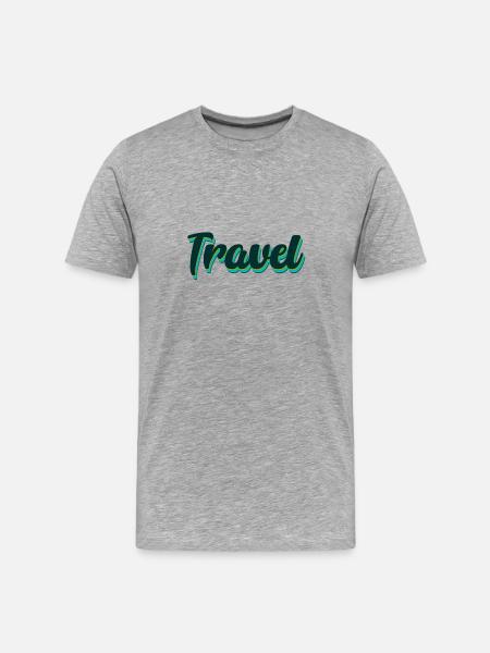 Voyage - T-shirt bio Premium Homme - gris chiné