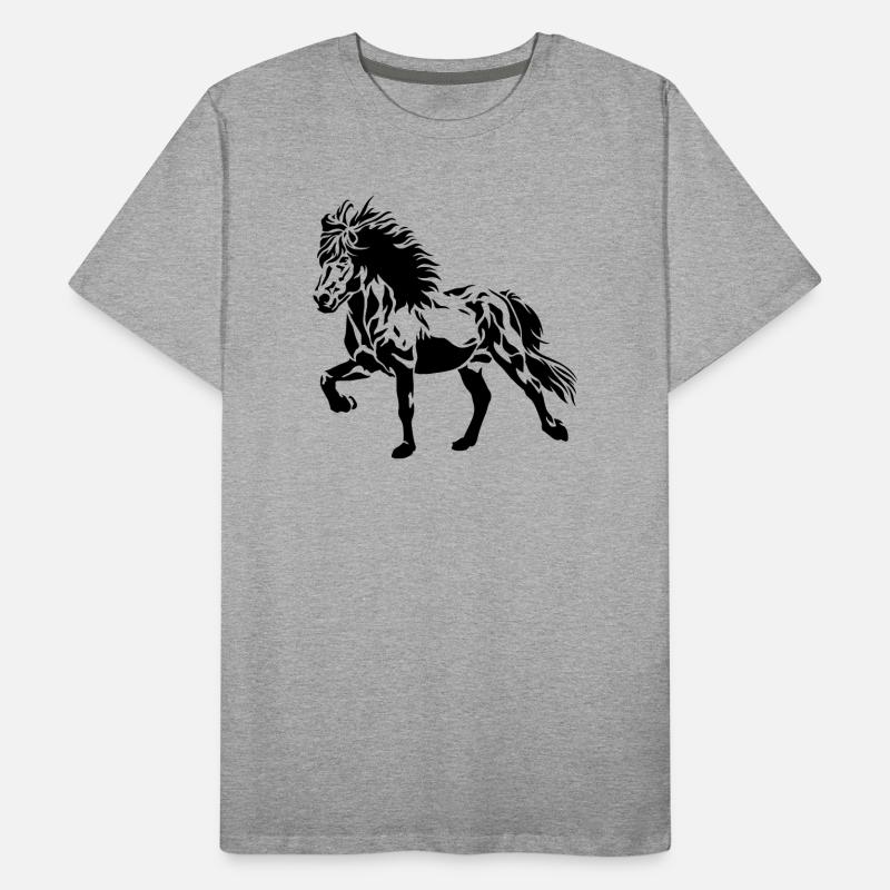 Töltendes Islandpferd No. 4 Männer Premium Bio T-Shirt