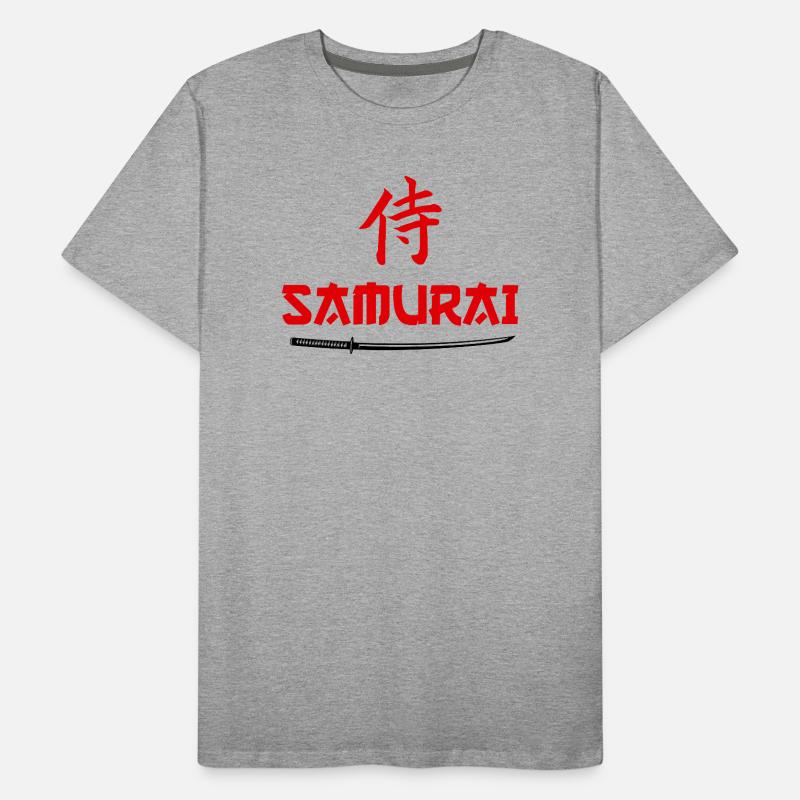 Kanji de l’épée de samouraï T-shirt bio Premium Homme