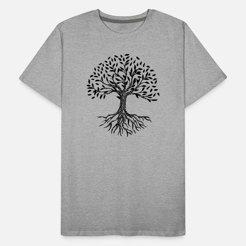 baum Männer Premium Bio T-Shirt