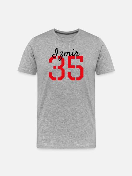 Izmir 35 Turkey - Men's Premium Organic T-Shirt - heather grey