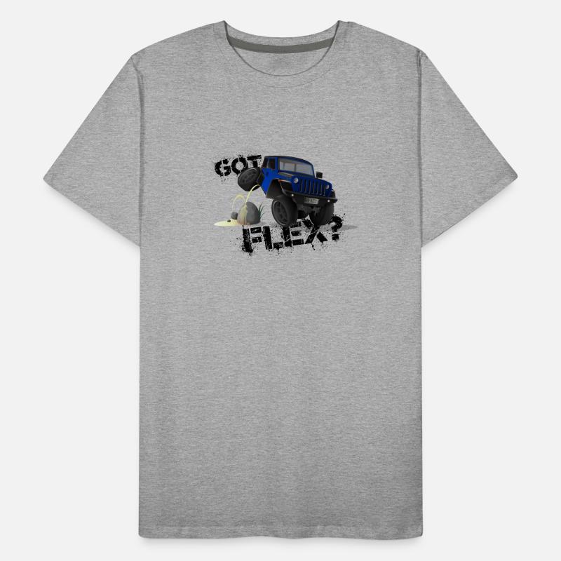 GOT FLEX? - OFFROADER Crawler - Blue Men's Premium Organic T-Shirt