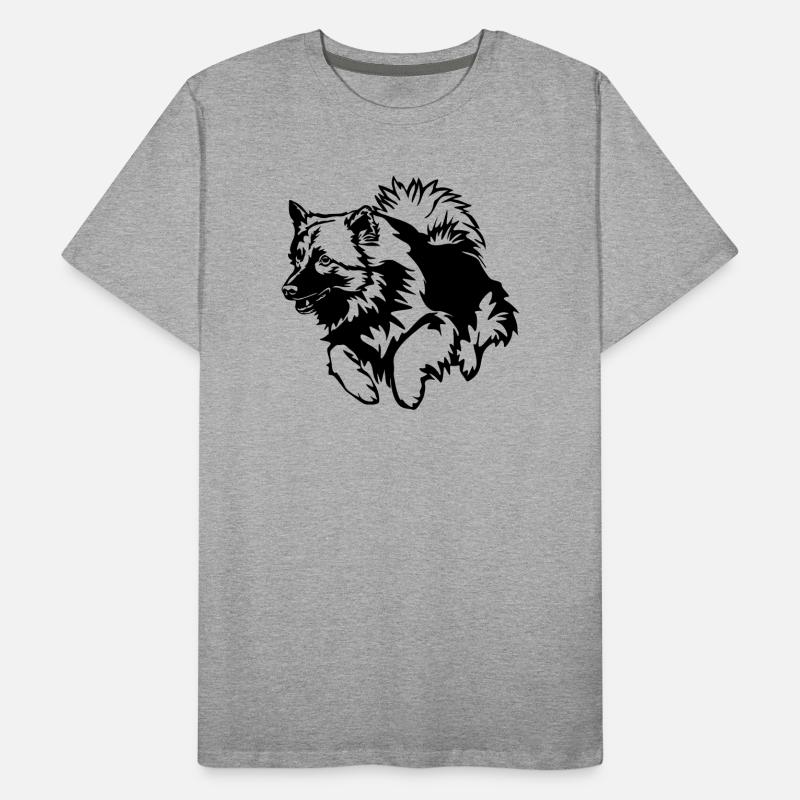 Wolfsspitz T-shirt bio Premium Homme