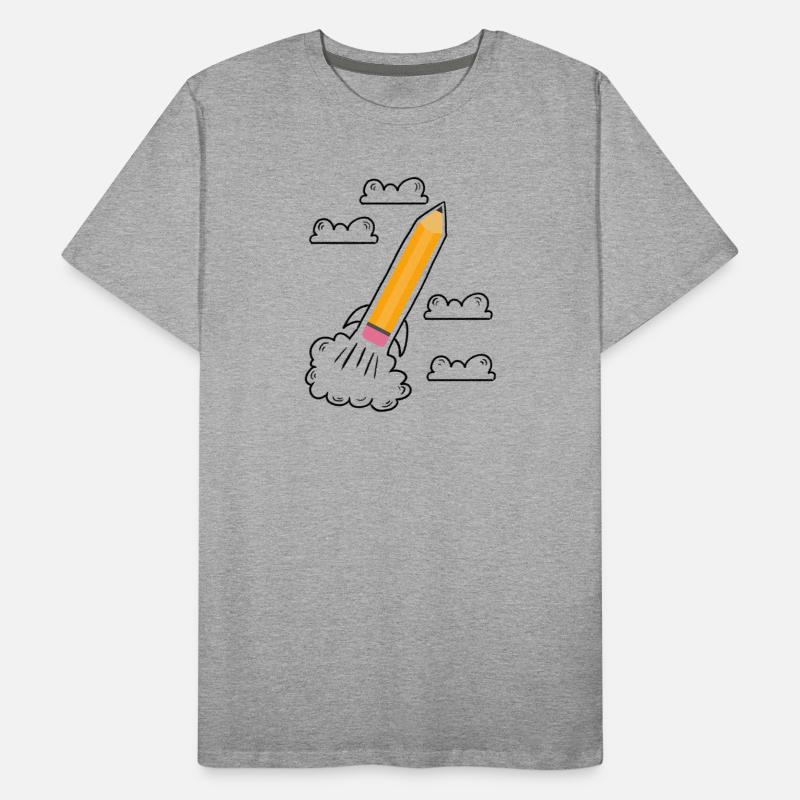 Erster Schultag Schulstart Schulbeginn Schule Männer Premium Bio T-Shirt