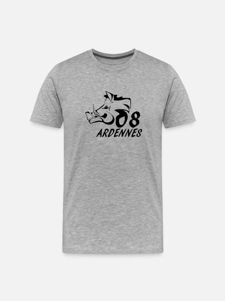 Ardennes - Men's Premium Organic T-Shirt - heather grey