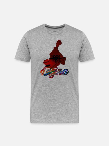 Lugina - Men's Premium Organic T-Shirt - heather grey