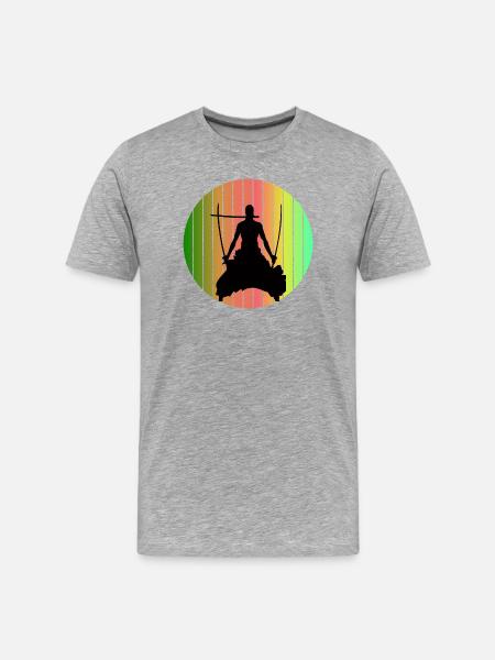 Zorro - T-shirt bio Premium Homme - gris chiné