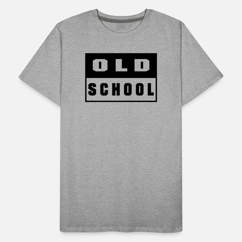 Old School T-shirt bio Premium Homme