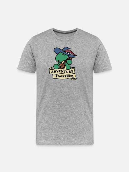 Aventure ensemble - T-shirt bio Premium Homme - gris chiné