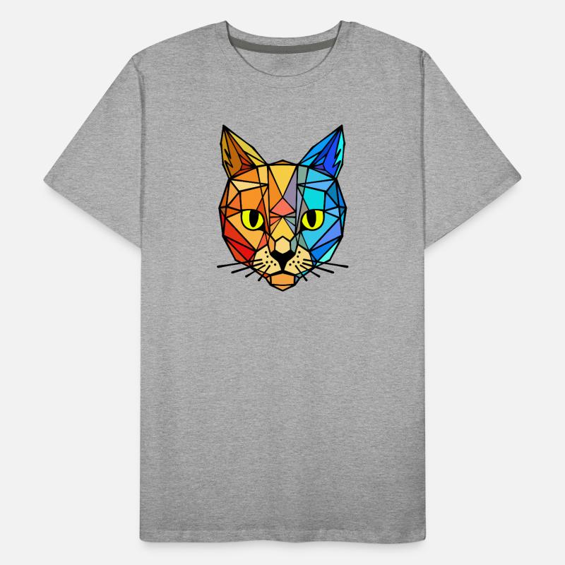 Tier Tiger Männer Premium Bio T-Shirt