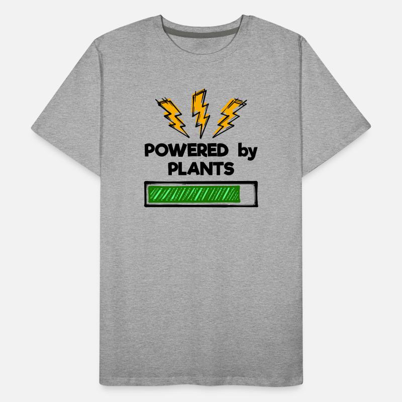 Vegetarian vegan statement Men's Premium Organic T-Shirt