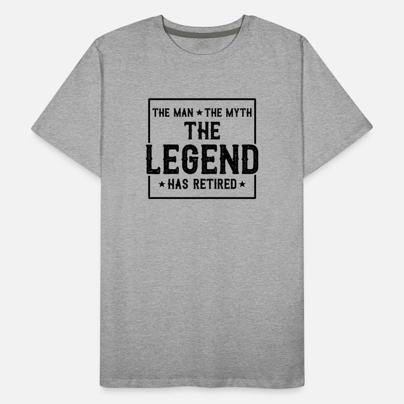 Drôle de cadeau de départ à la retraite T-shirt bio Premium Homme