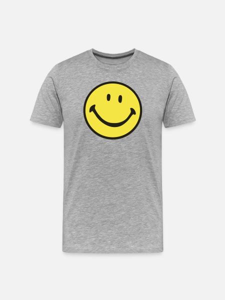 Sourire - T-shirt bio Premium Homme - gris chiné