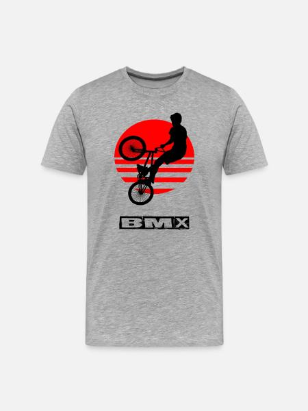 Le BMX - T-shirt bio Premium Homme - gris chiné