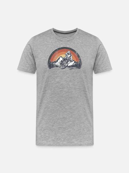 Millésime de descente - T-shirt bio Premium Homme - gris chiné