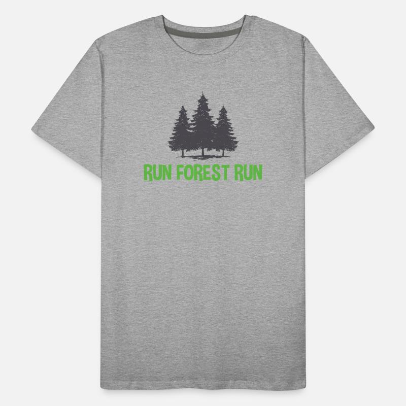 Run Forest Run T-shirt bio Premium Homme