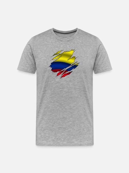 Colombie - T-shirt bio Premium Homme - gris chiné