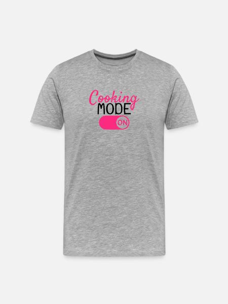 Cuisinier - T-shirt bio Premium Homme - gris chiné