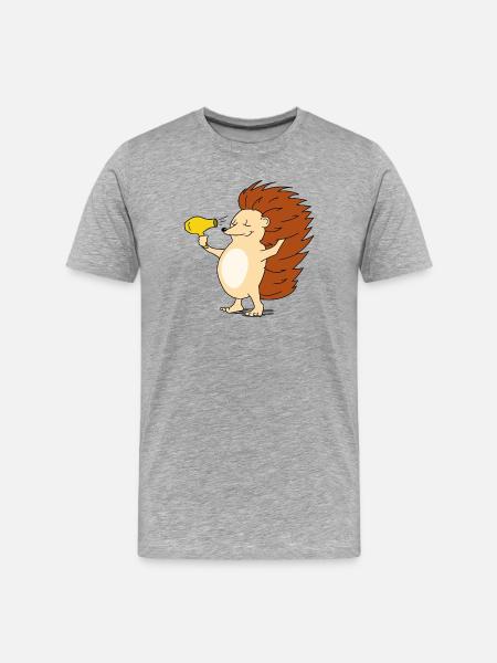 J’ai les cheveux beaux - T-shirt bio Premium Homme - gris chiné