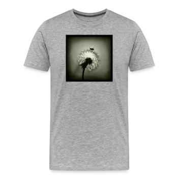 Tiny Planet - Men's Premium Organic T-Shirt - heather grey - Front - Damien (186cm)