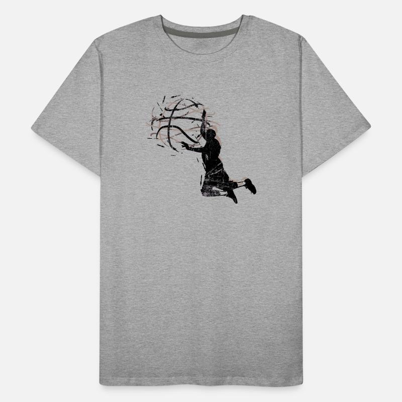 Crown Ring Silhouette Men's Premium Organic T-Shirt