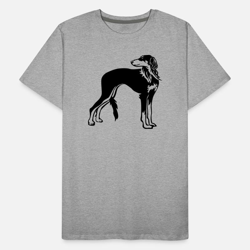 Lévrier persan T-shirt bio Premium Homme