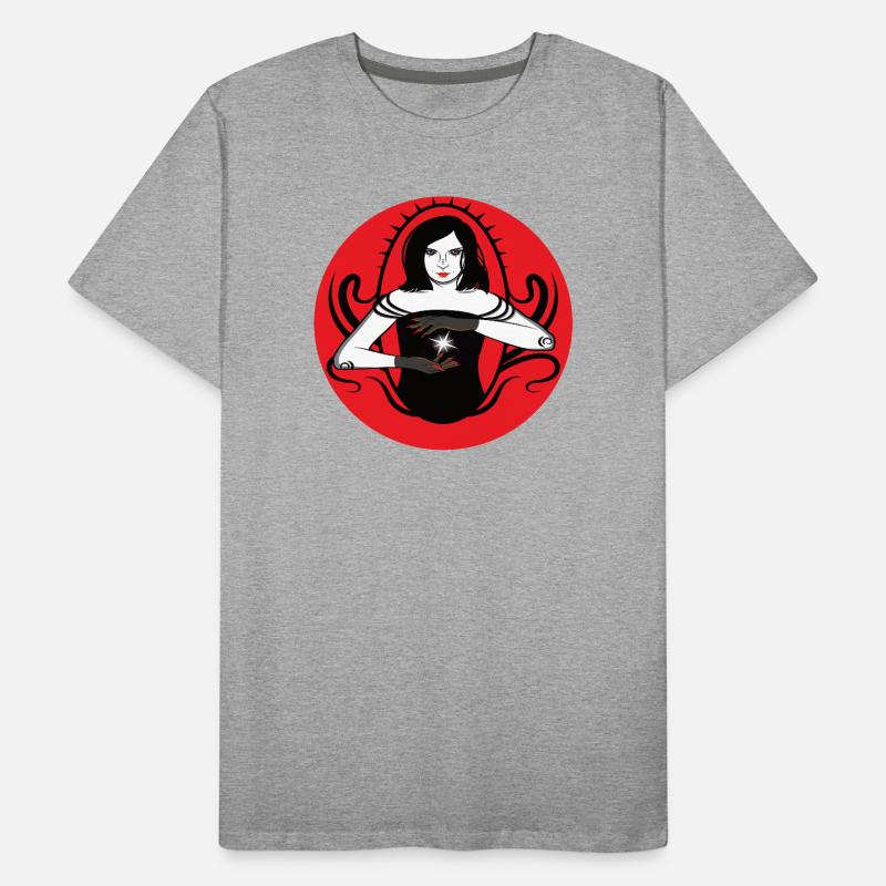 Sorcière mystique avec étoile T-shirt bio Premium Homme