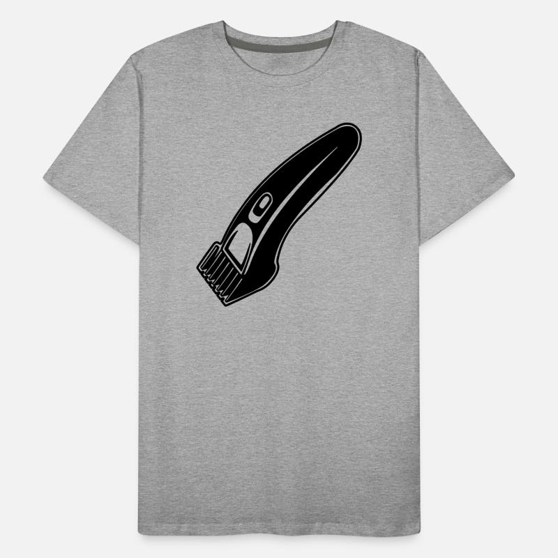 Haarschneidemaschine, Rasierapparat oder Bartschneider Männer Premium Bio T-Shirt