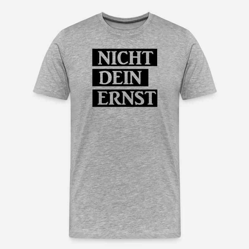 Abstraktes Retro-Muster auf dunklem Hintergrund - Männer Premium Bio T-Shirt - Grau meliert