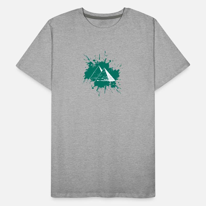 Splash Pyramiden Männer Premium Bio T-Shirt
