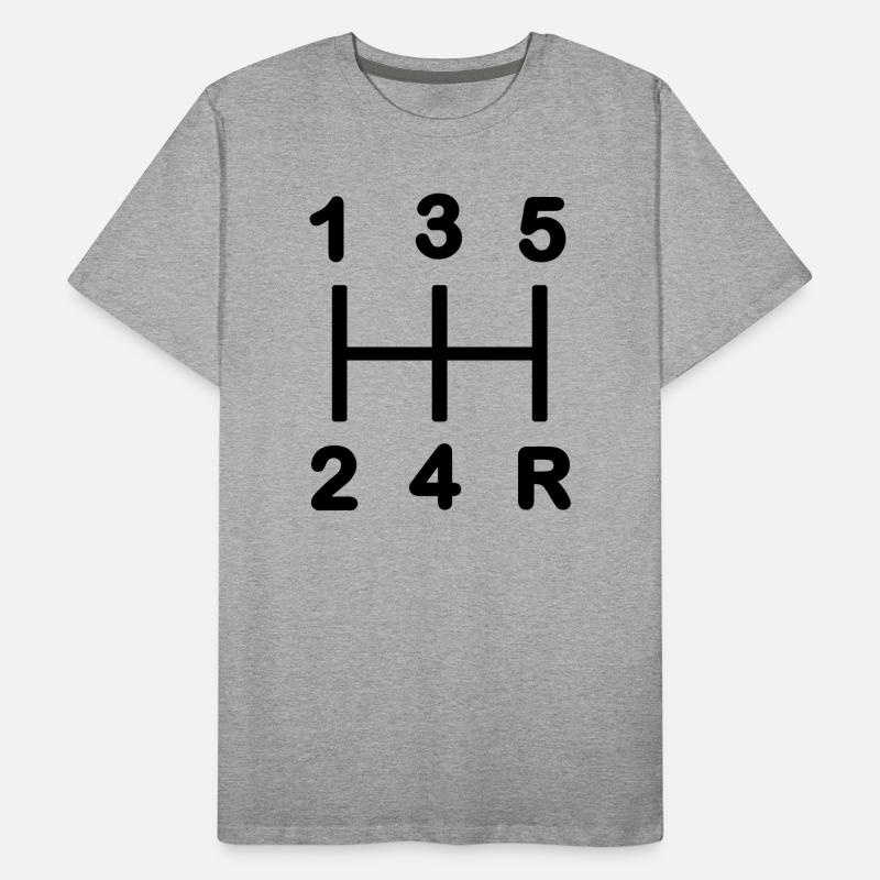 Five-speed gearbox Men's Premium Organic T-Shirt