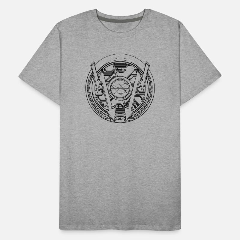 Handwerk Elektro Muster Männer Premium Bio T-Shirt