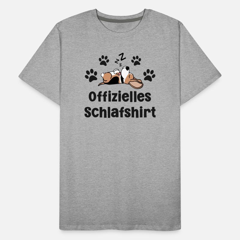 Hund Beagle Männer Premium Bio T-Shirt