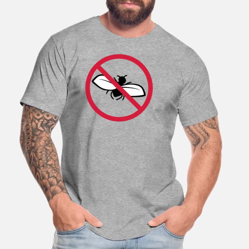 Bouclier interdit de mouche T-shirt bio Premium Homme