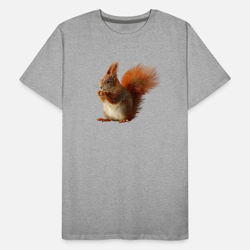 Eichhörnchen Männer Premium Bio T-Shirt