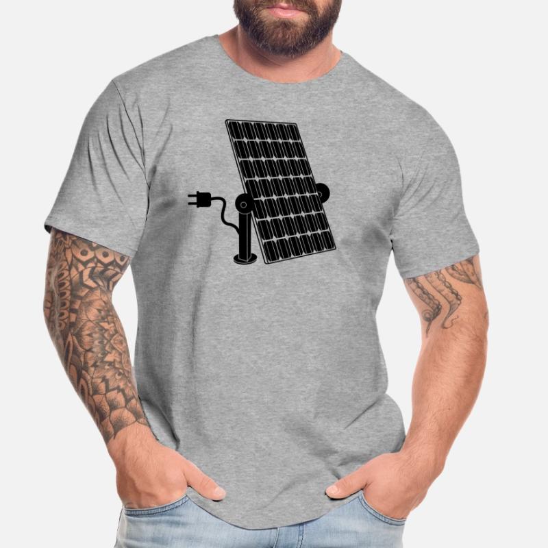 Solar panel with plug Men's Premium Organic T-Shirt