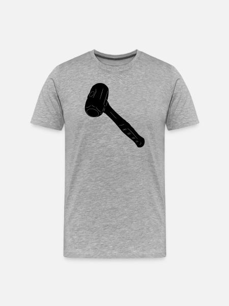 Sledgehammer - Men's Premium Organic T-Shirt - heather grey