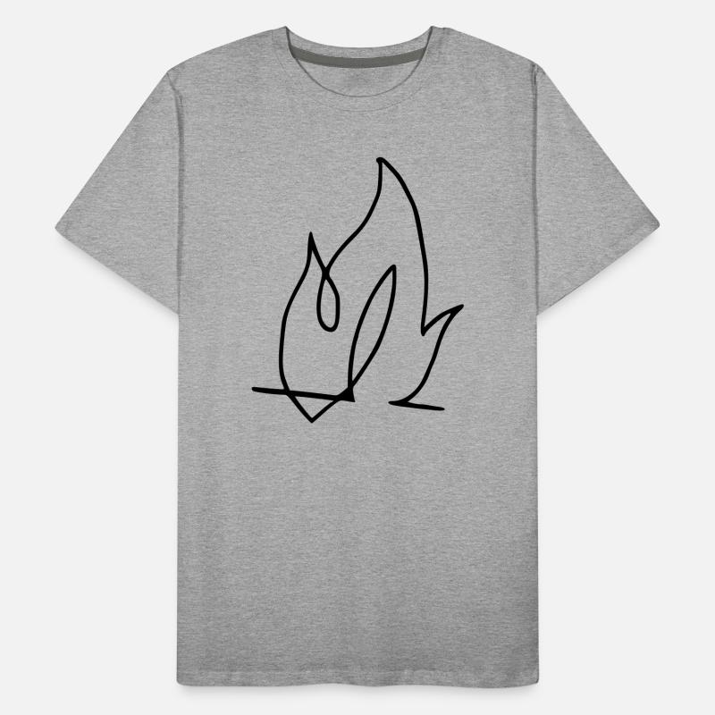 Flame, fire !!! Men's Premium Organic T-Shirt