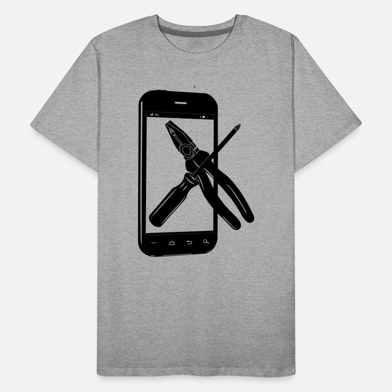 Smartphone with tools Men's Premium Organic T-Shirt