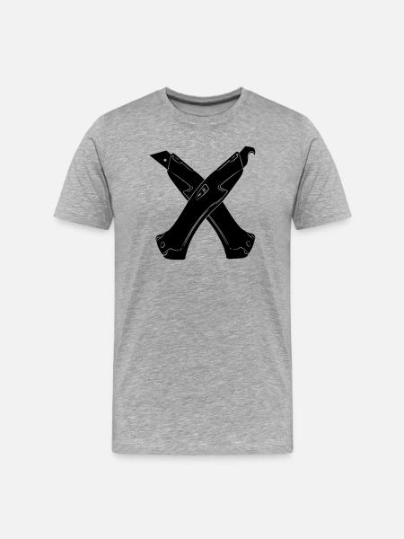 stanley knife 5 - Men's Premium Organic T-Shirt - heather grey