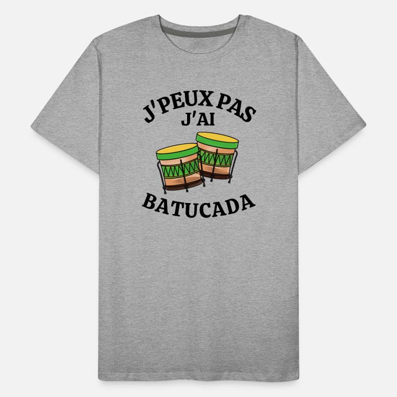 batucada, Brésil, carnaval de rio, samba T-shirt bio Premium Homme